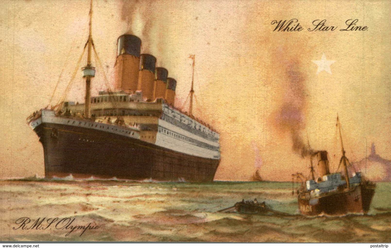 RMS OLYMPIC   - WHITE STAR LINE  White Star Line - Dampfer