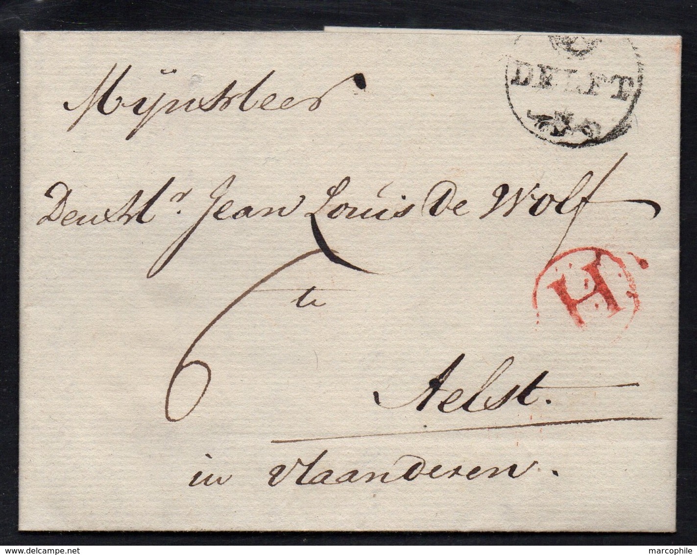 PAYS BAS - NETHERLANDS / 1702 DELFT LAC POUR AELST (ref 5074) - ...-1852 Préphilatélie