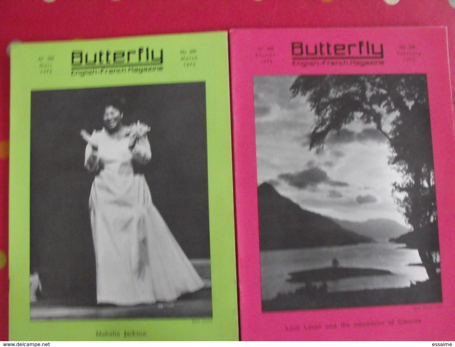 14 Revues Butterfly, English-French Magazine. Revue Pédagogique1970-1972 - Pédagogie