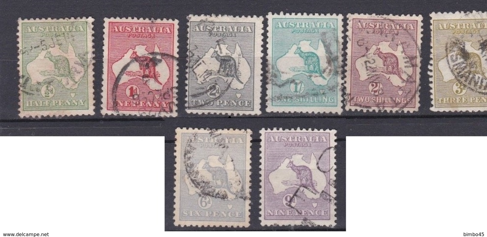 AUSTRALIA Kangaroo--1913 Used - Usados