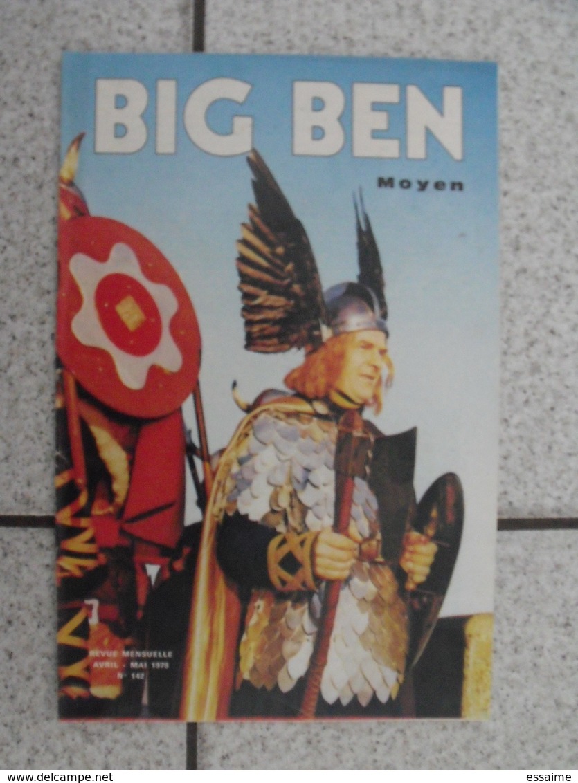 15 revues Big Ben, English-French Magazine. revue pédagogique1974-1984