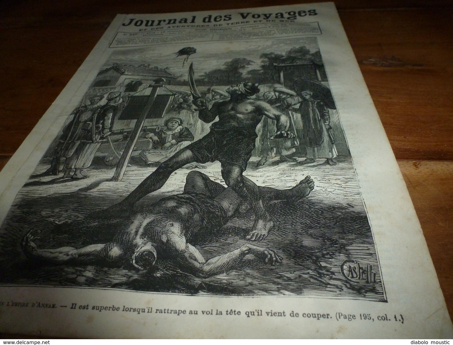 1882 JDV : Les Supplices En ANNAM (Vietnam); Chemin-de-fer (En Gare);Trouvaille Sur Le Navire Naufragé ANNIE ARBID;etc - 1850 - 1899