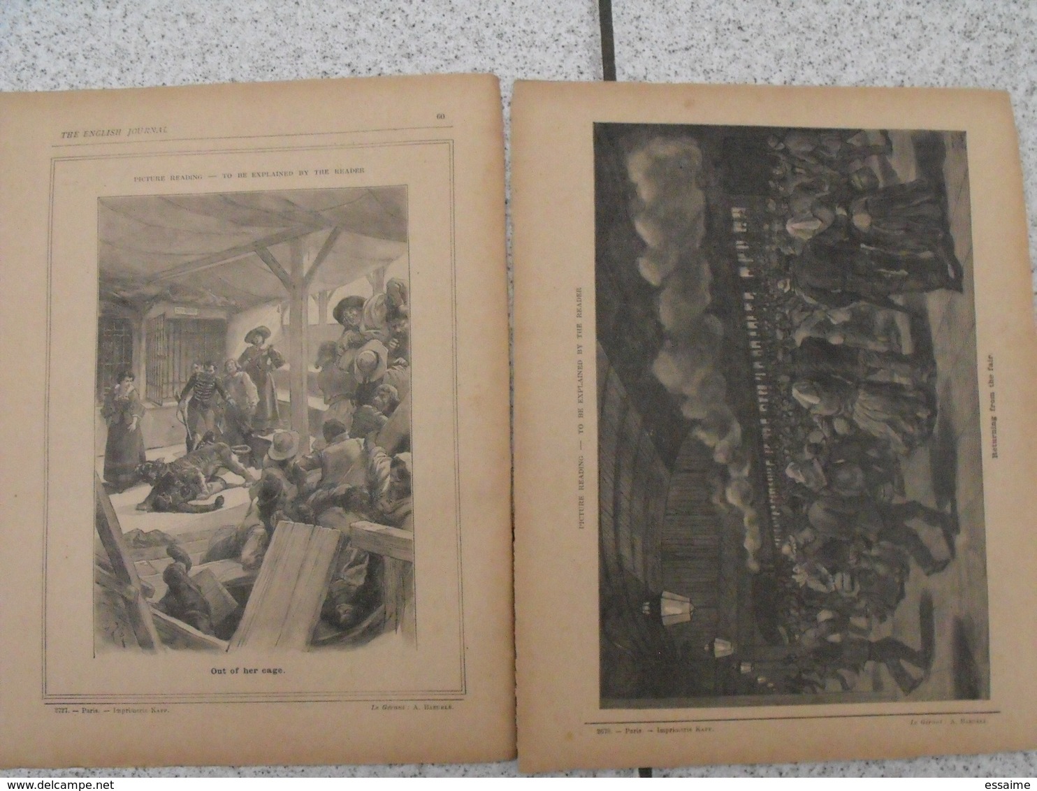 lot de 18 revues pédagogiques The English journal. n° 1 à 18. 1913-1914. journal anglais pour les jeunes français