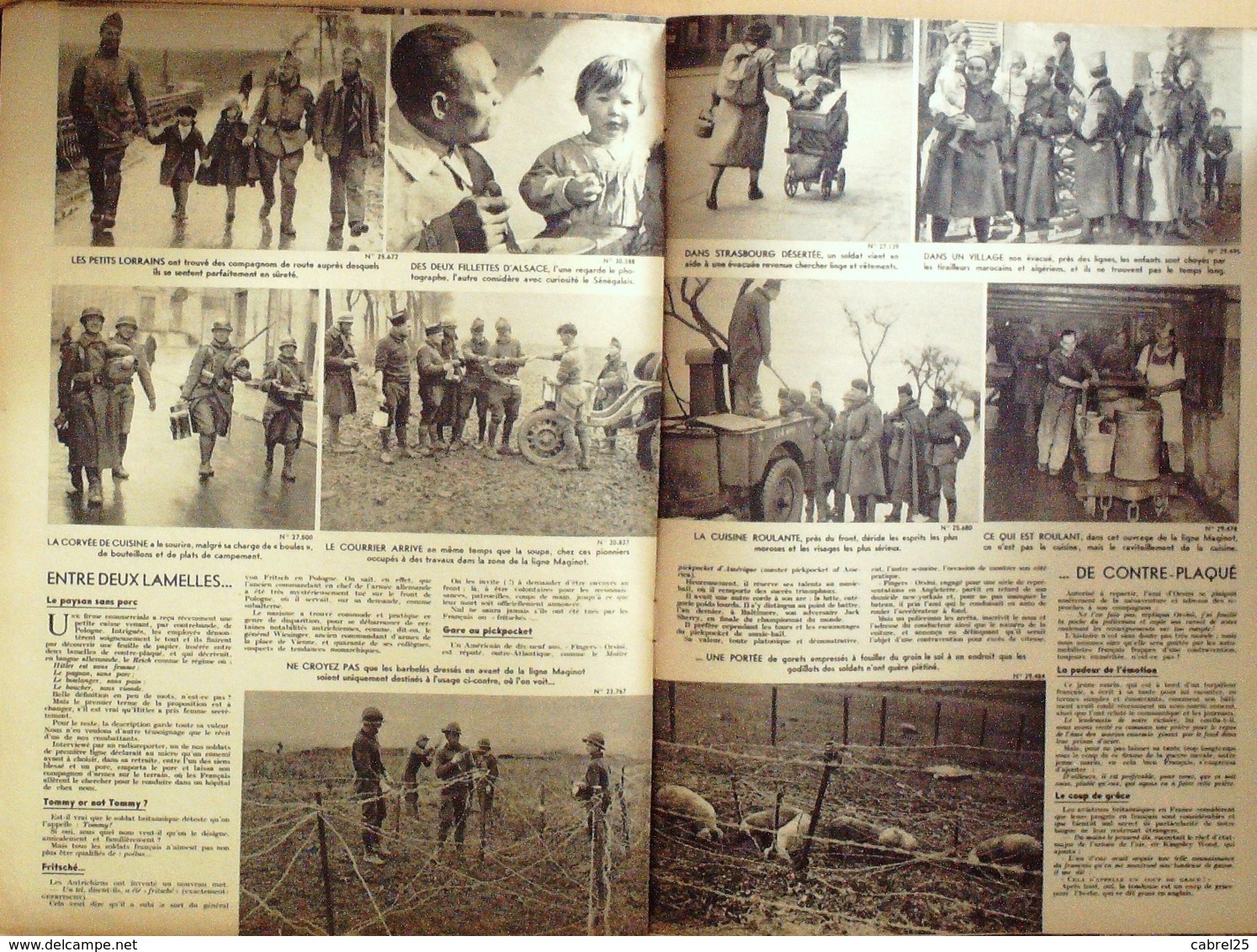 LE MIROIR-1939-17-LIGNE MAGINOT-KEHL-U BOOT-L'ALSACE/LORRAINE-NEVILLE CHAMBERLAIN (photos Pages Détaillées) - Autres & Non Classés