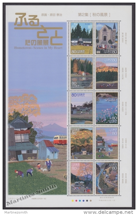 Japan - Japon 2008 Yvert 4459-68, My City (II) Hometown Scenes-  MNH - Nuovi