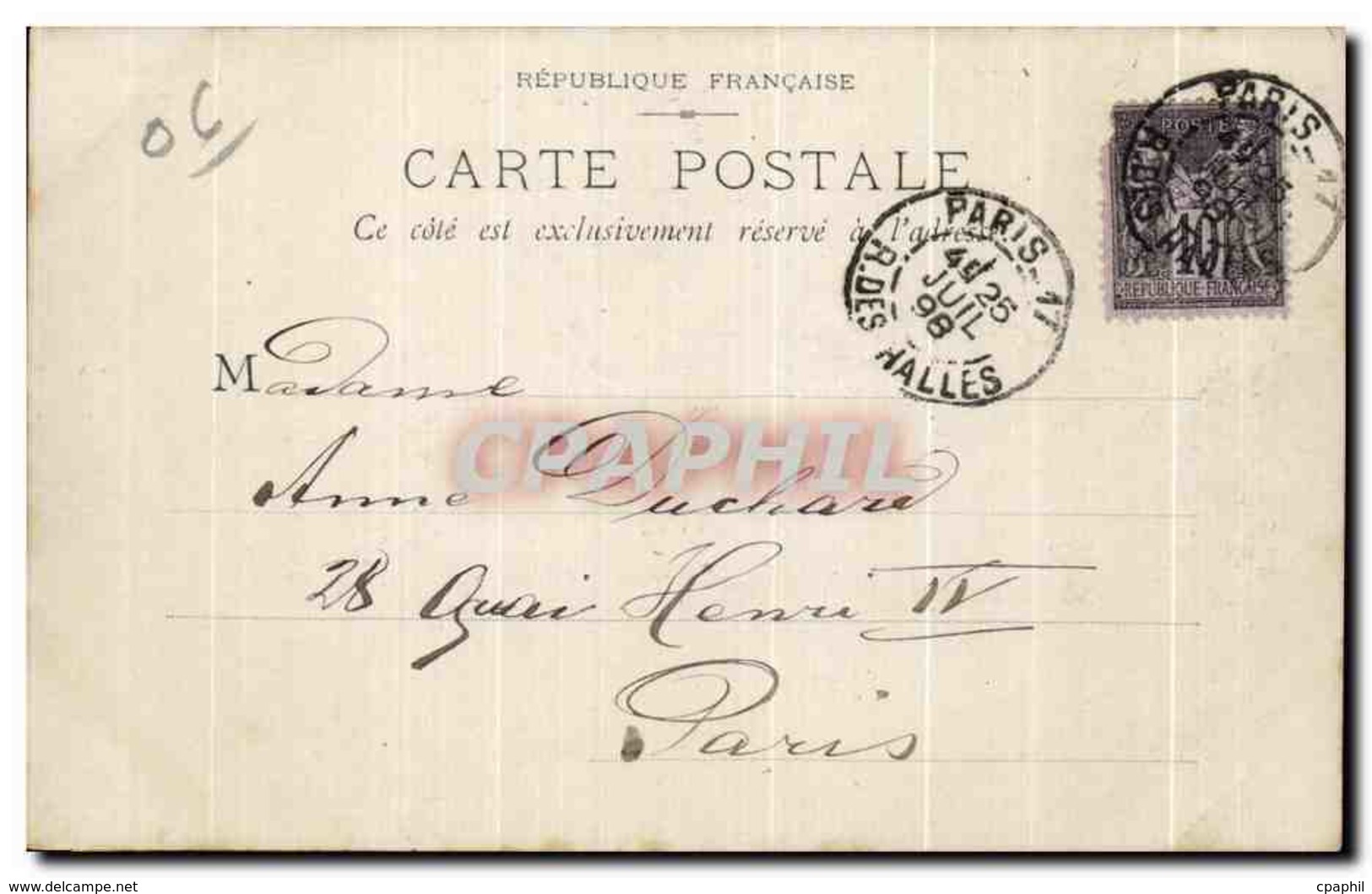 CPA Nice Entree Du Port Carte 1898 Bateau - Transport (sea) - Harbour