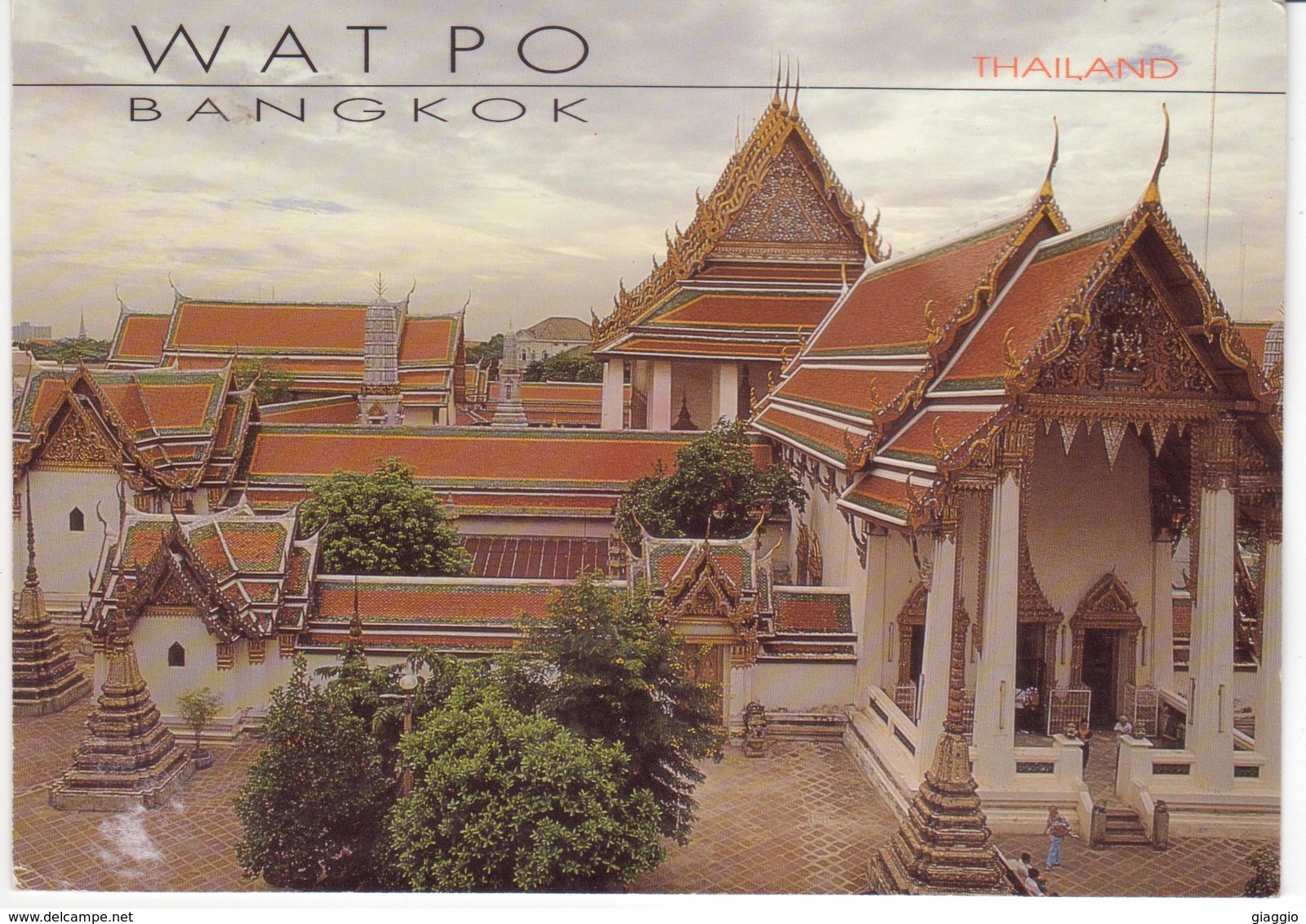 °°° 13432 - THAILAND - WAT PO - 2003 With Stamps °°° - Tailandia