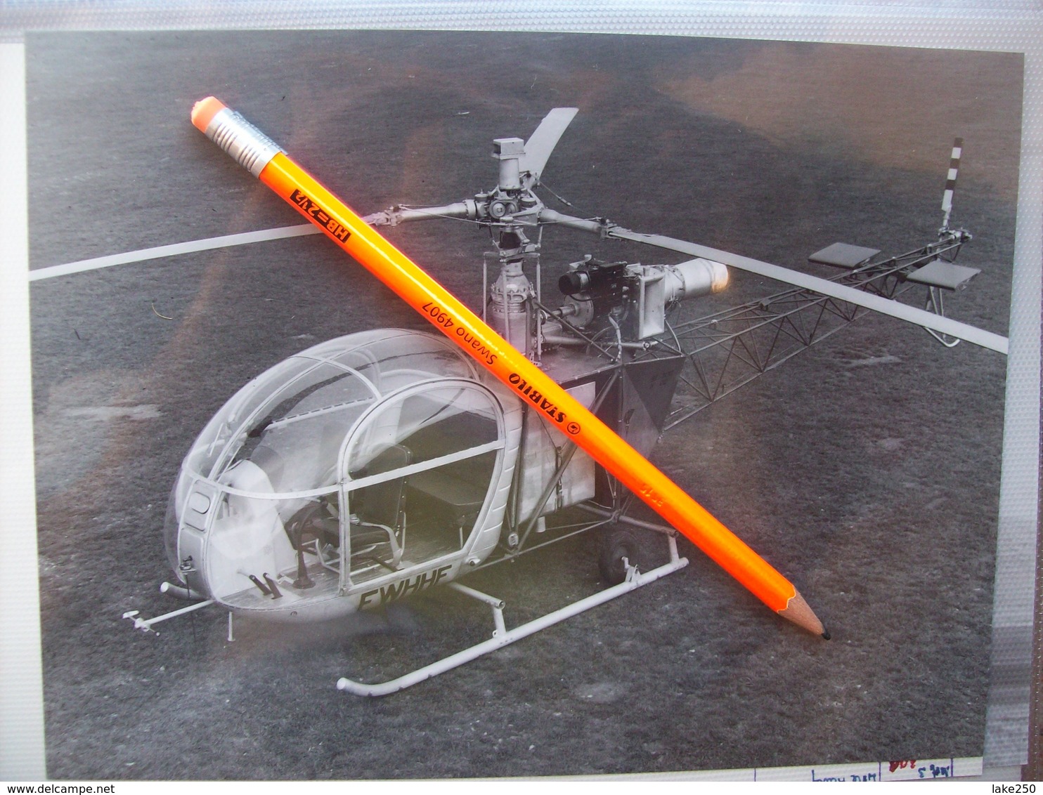 Foto ELICOTTERO HELICOPTER SUD AVIATION ALOUETTE II - Aviation