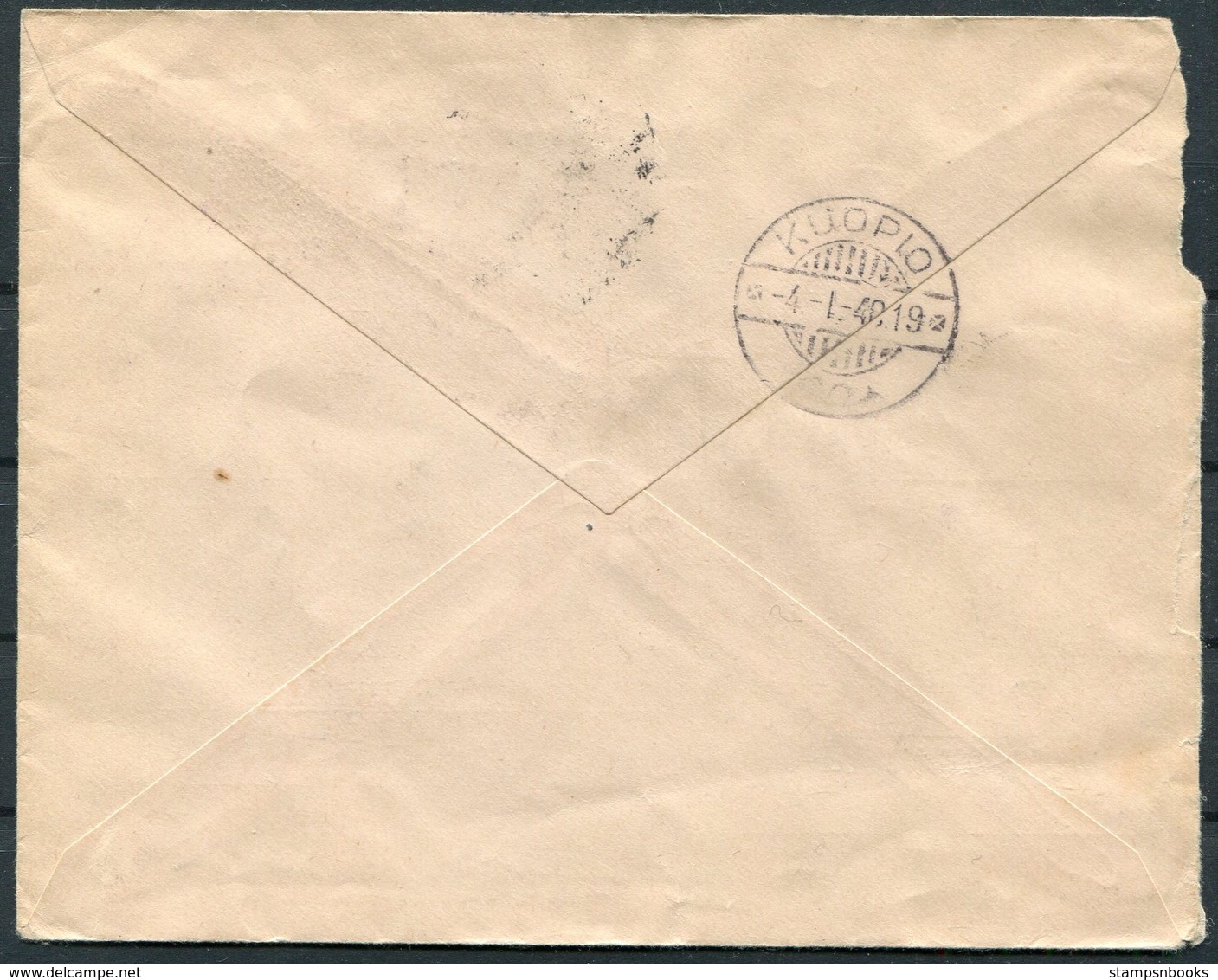 1940 Finland Kenttapostia Faltpost Censor Cover - Covers & Documents