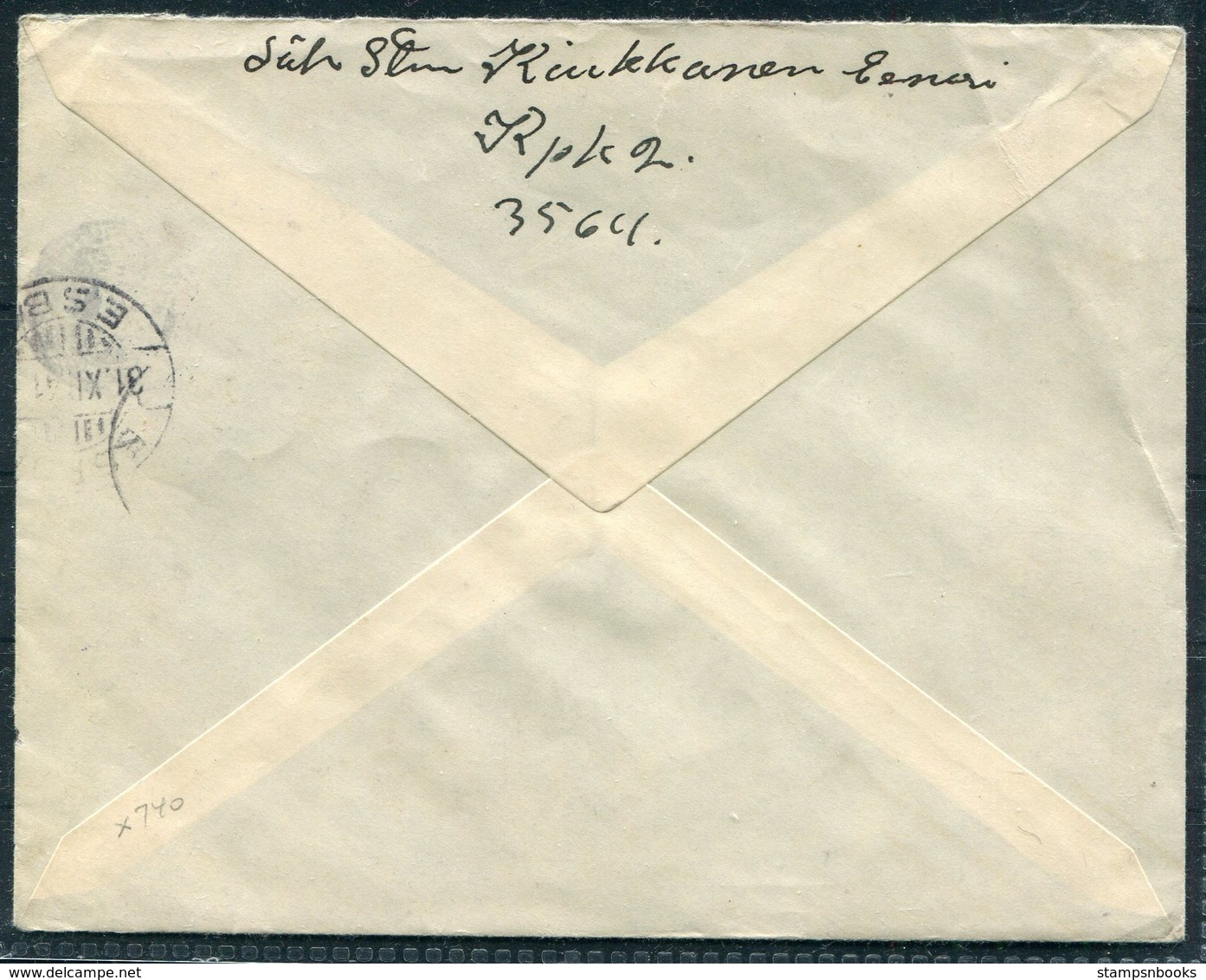 1941 Finland Kenttapostia Faltpost Cover - Covers & Documents