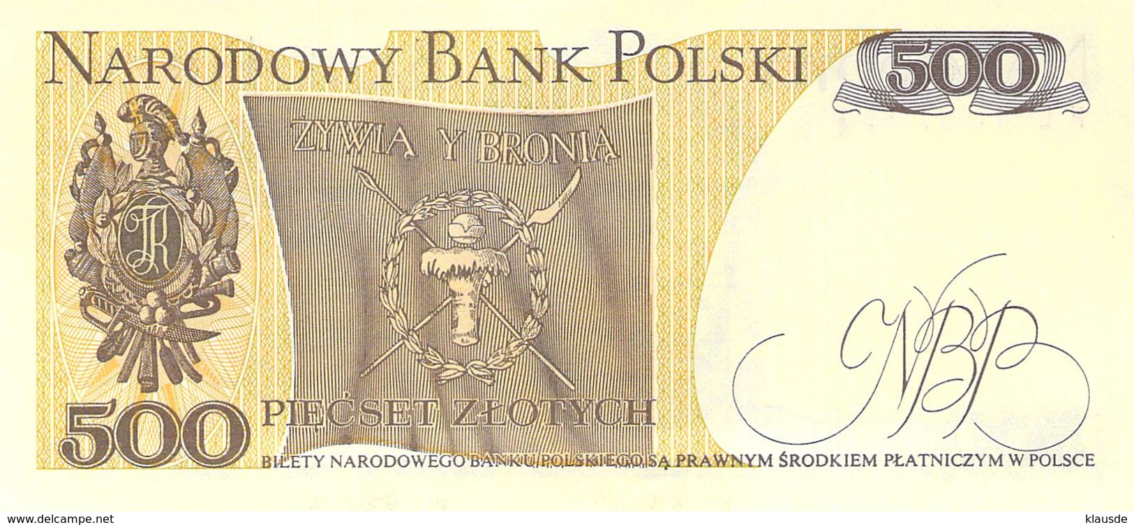 500 Zloty Polen UNC (I) 10982 - Polen