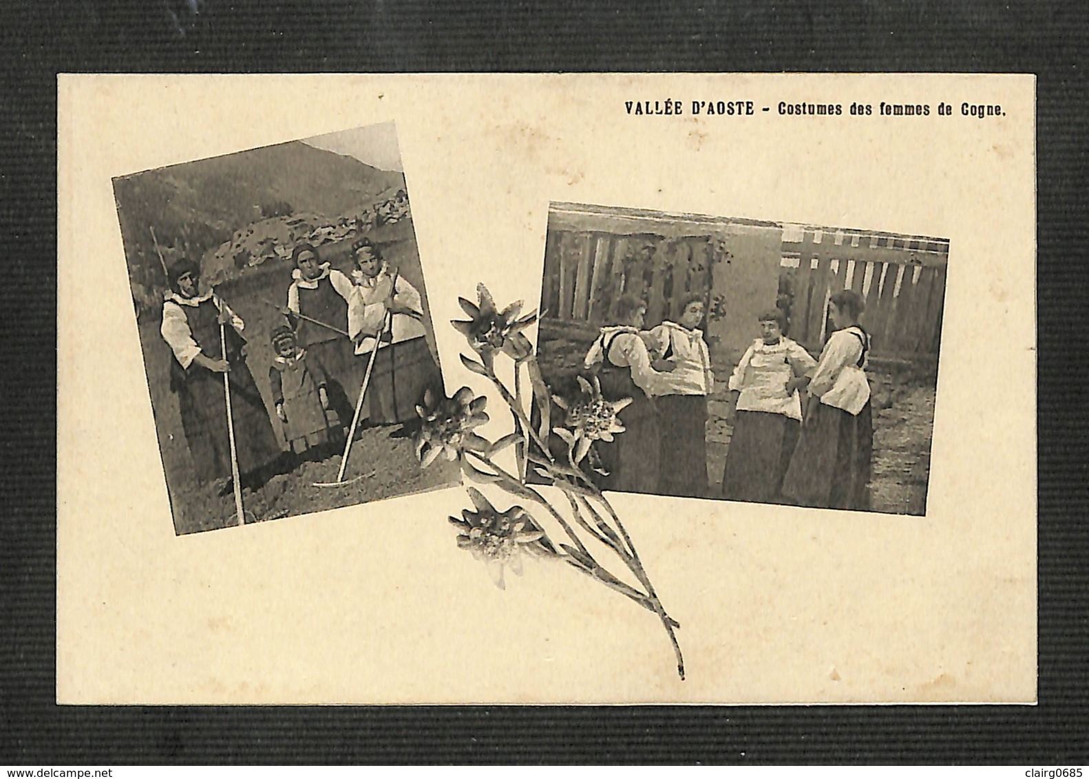 ITALIE - VALLÉE D'AOSTE - Costumes Des Femmes De Cogne - RARE - Altri & Non Classificati