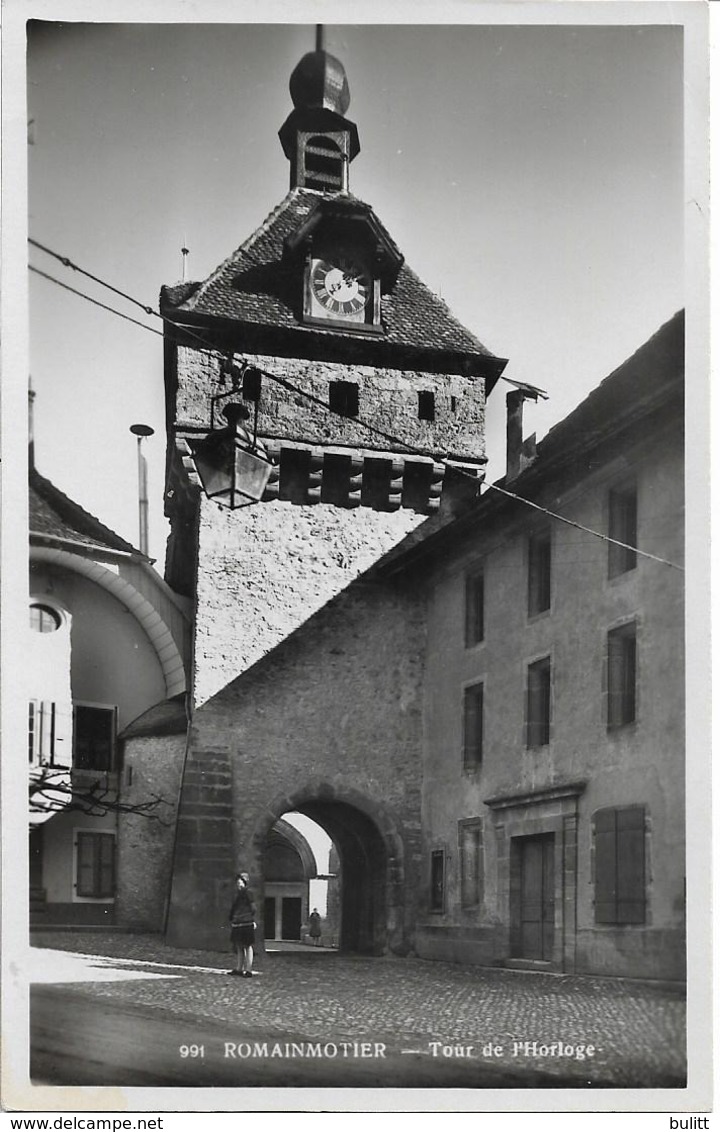 SUISSE - ROMAINMOTIER - Tour De L'horloge - Romainmôtier-Envy