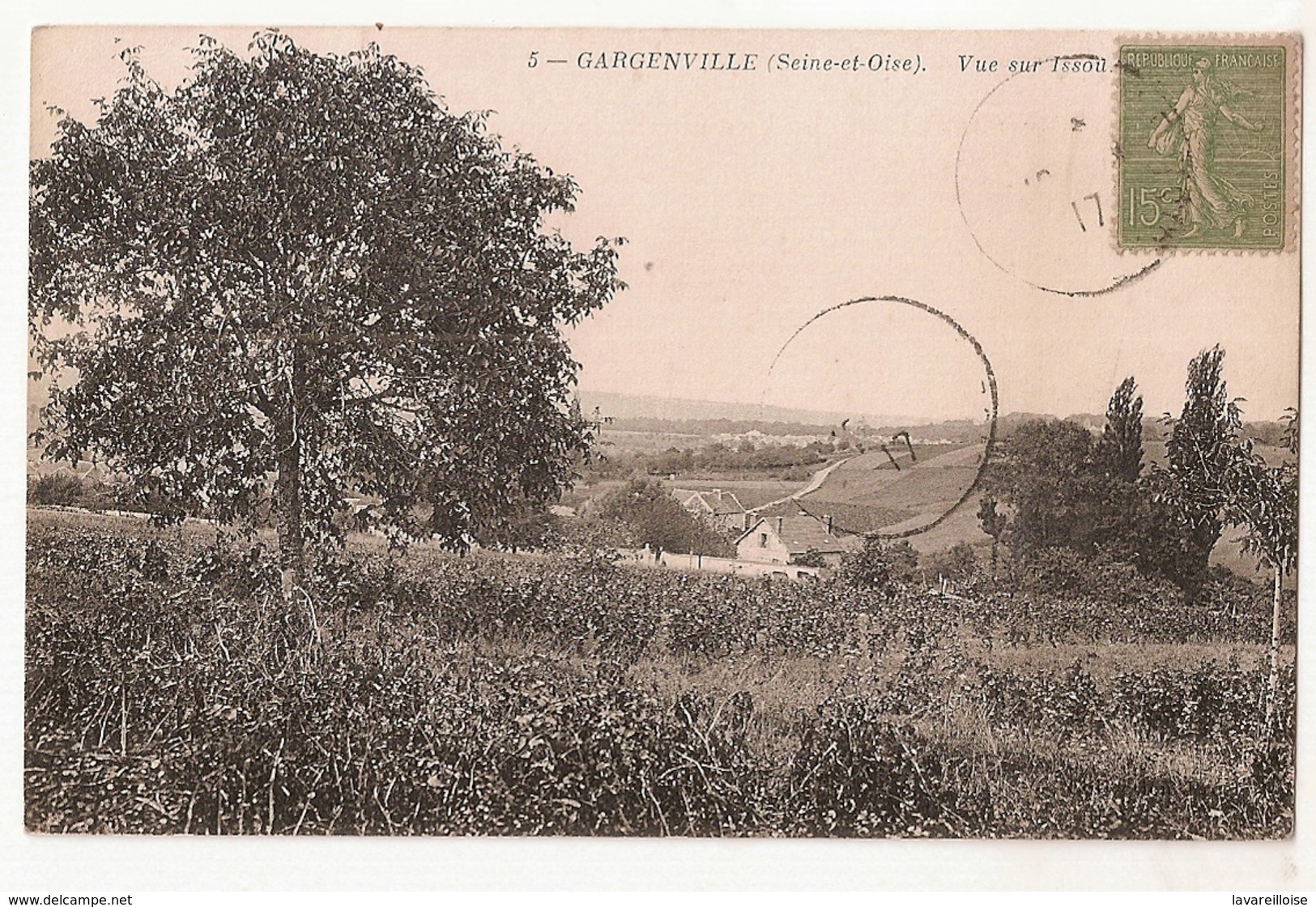 CPA 78 GARGENVILLE VUE SUR ISSOU BELLE CARTE !! - Gargenville