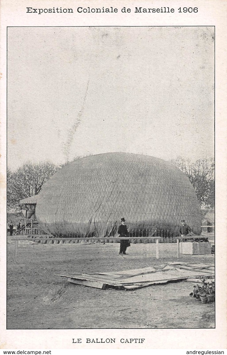 CPA - Expsosition Coloniale De Marseille 1906 - Le Ballon Captif - Expositions Coloniales 1906 - 1922