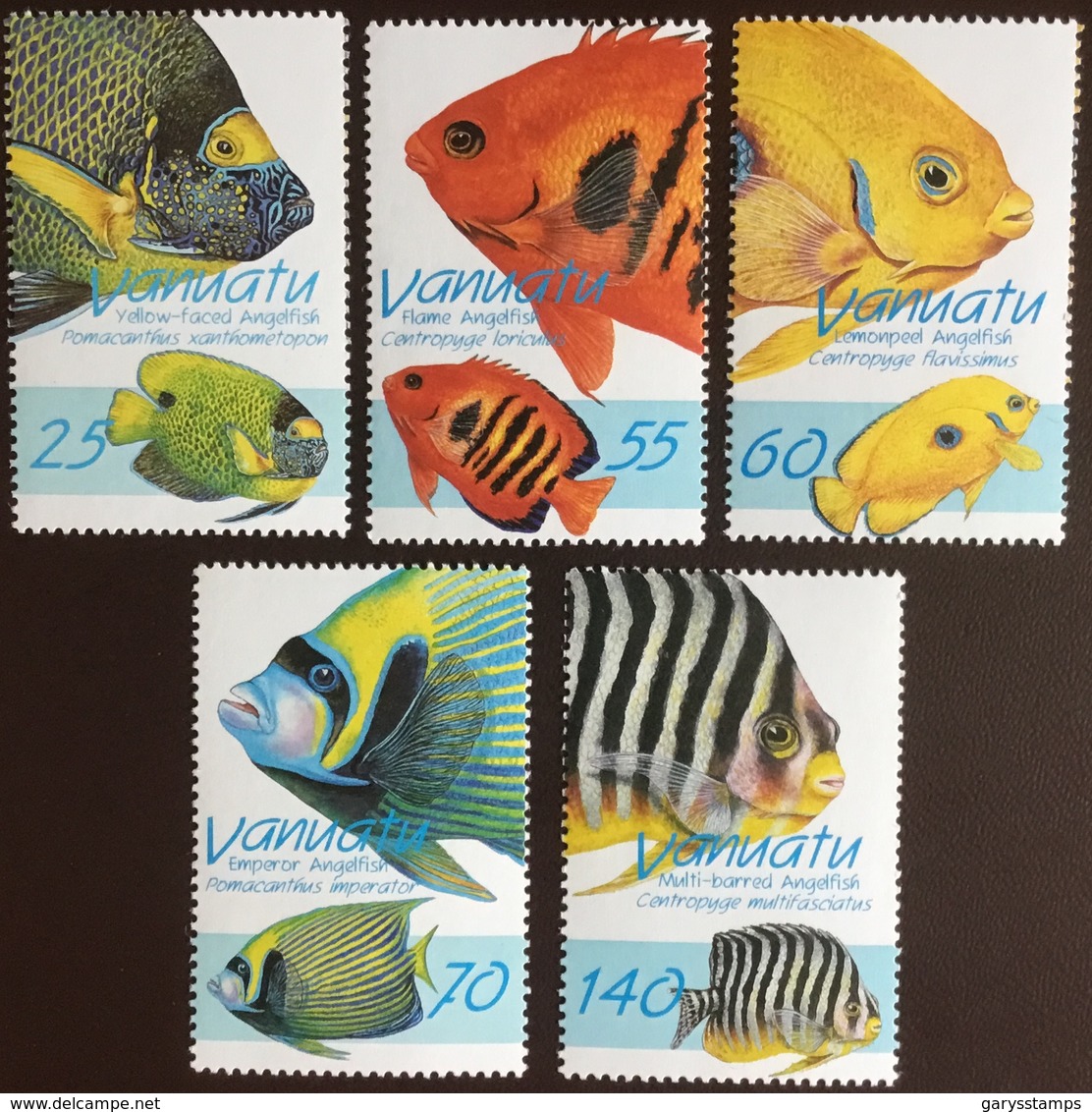 Vanuatu 1997 Angel Fish MNH - Pesci