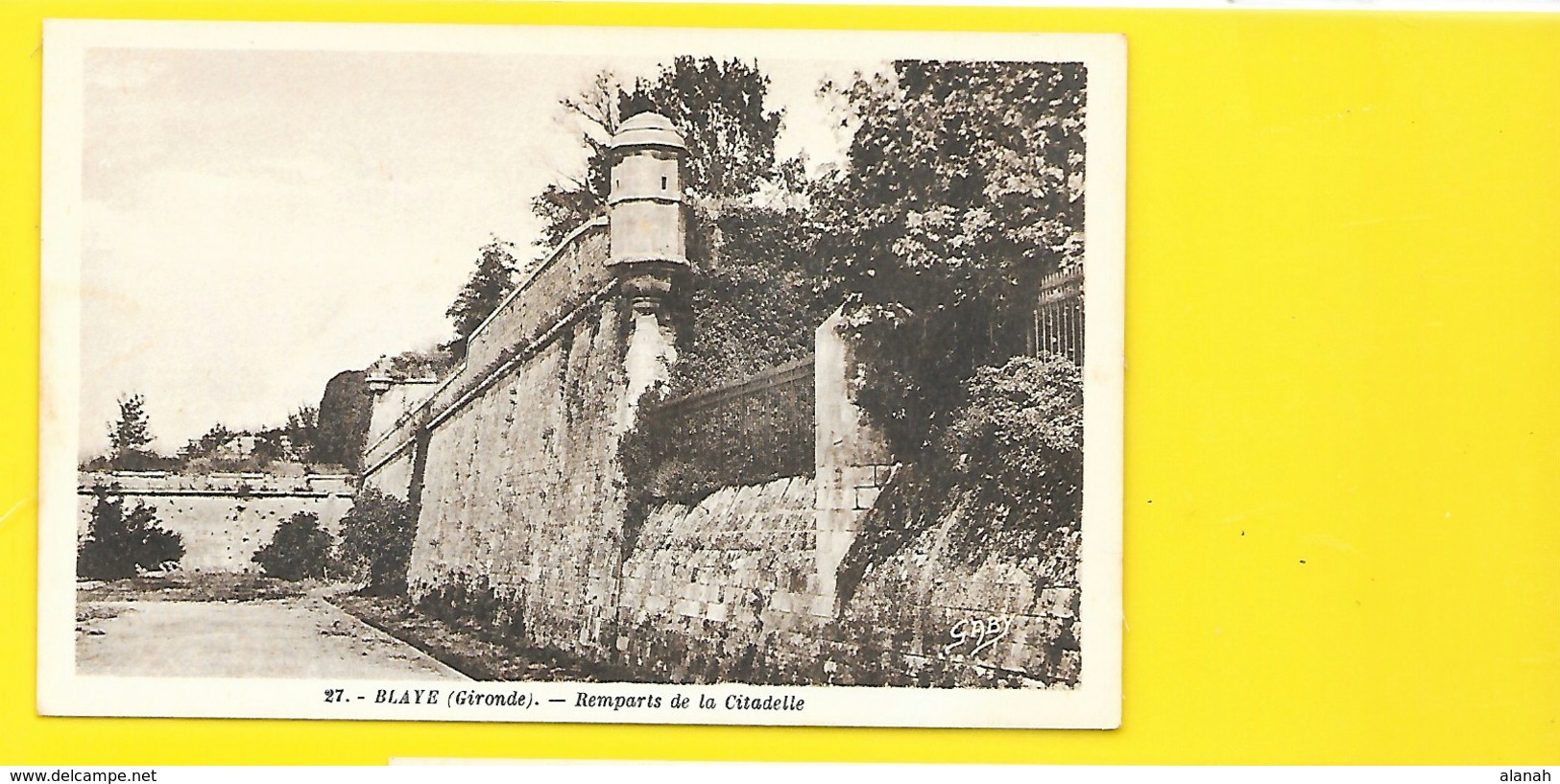 BLAYE Rare Les Remparts De La Citadelle (Gaby) Gironde (33) - Blaye