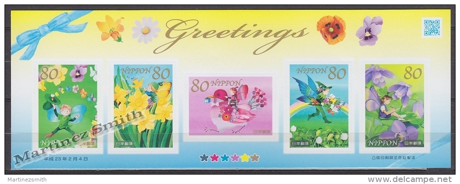 Japan - Japon 2011 Yvert 5344-48, Spring Greetings Stamps - MNH - Nuovi