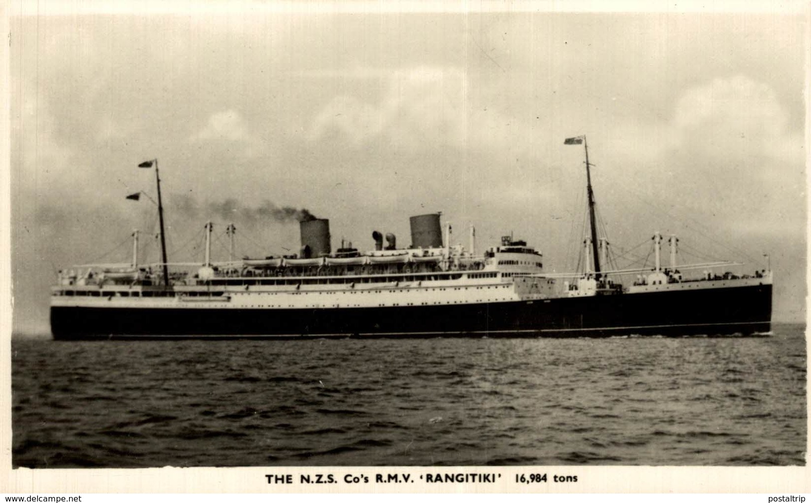 NEW ZEALAND STEAMSHIP CO RANGITIKI RP - Paquebote