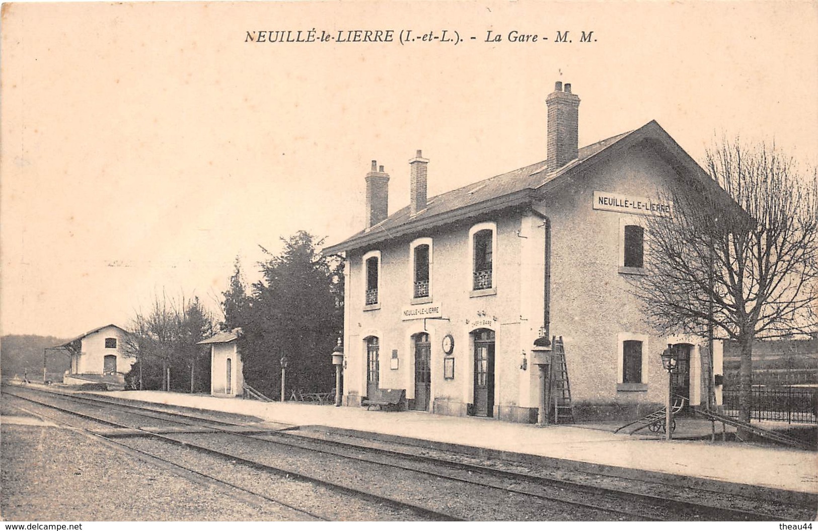 ¤¤  -   NEUILLE-le-LIERRE    -  La Gare  -  Chemin De Fer  -  ¤¤ - Neuillé-Pont-Pierre