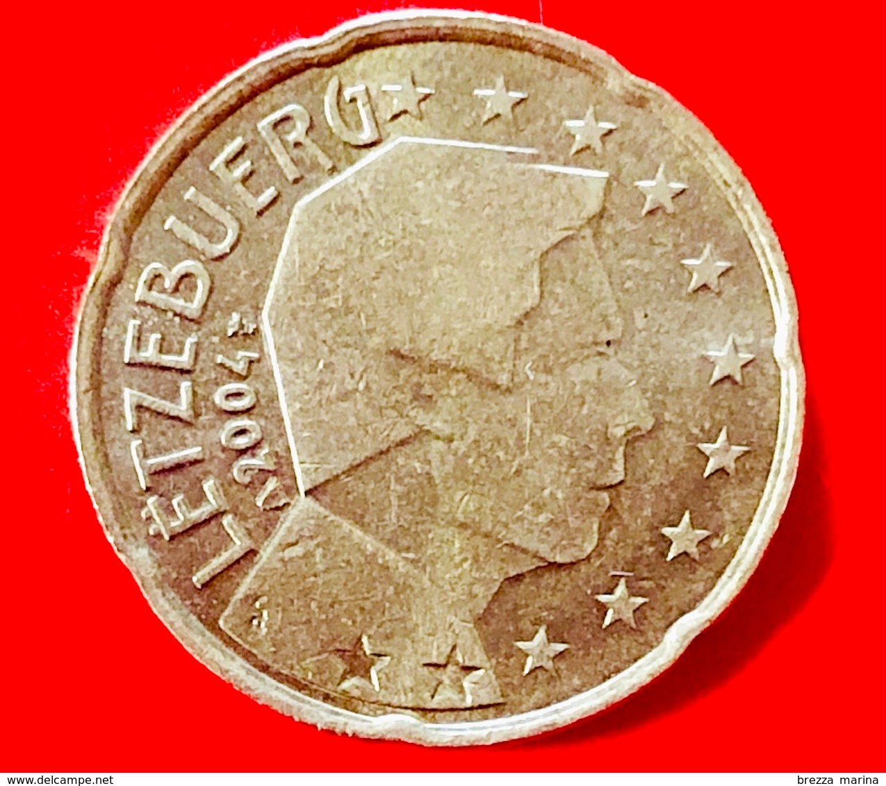 LUSSEMBURGO - 2004 - Moneta - Ritratto Del Sovrano Del Lussemburgo, Il Granduca Henri - Euro - 0.20 - Lussemburgo