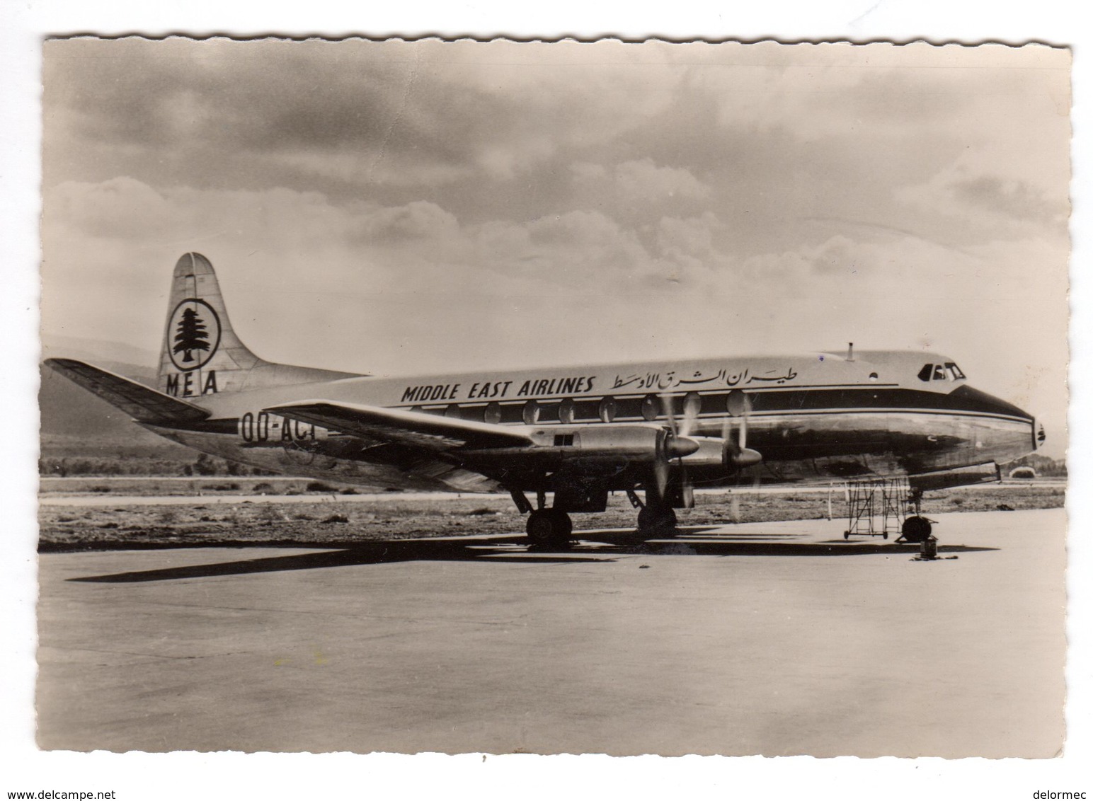CPSM Photo Série Dans Ciel De France Avion Viscount Middle East Airlines MAE Air Liban éditeur PI - 1946-....: Ere Moderne