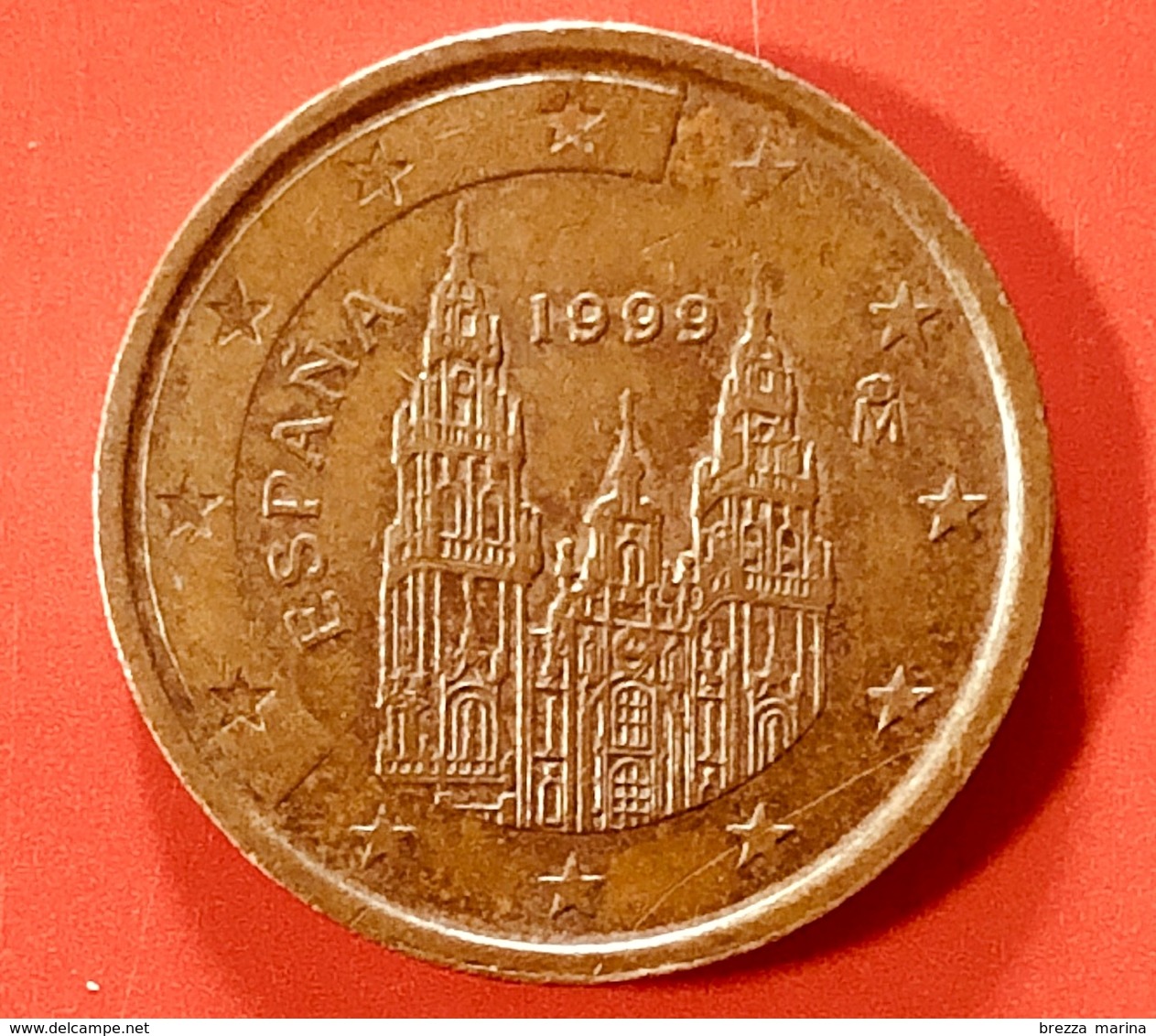 SPAGNA - 1999 - Moneta - Cattedrale Di Santiago De Compostela - Euro - 0.02 - Spagna