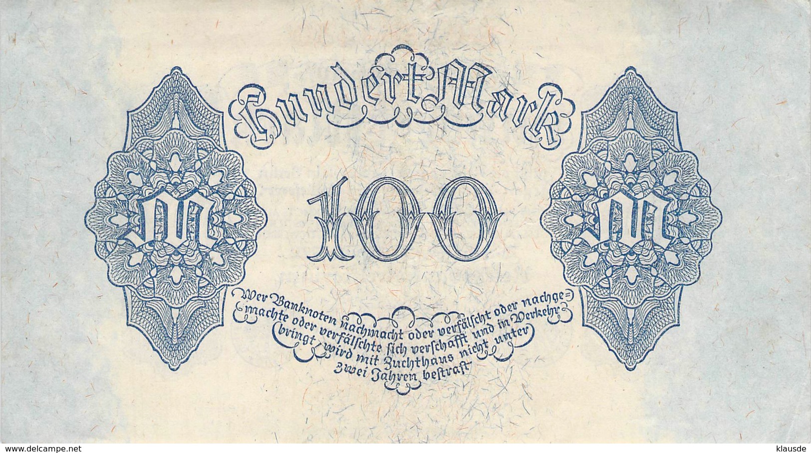 100 Deutsche Reichsmark UNC (I) - 100 Mark