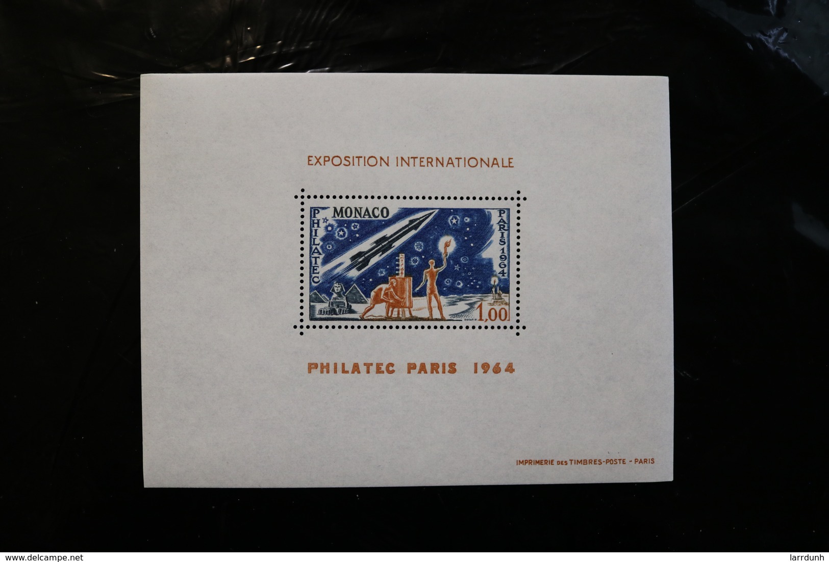 Monaco 1964 Paris Philatec Philatelic Exposition Yvert Bloc Speciaux 5 MNH A04s - Blocks & Sheetlets