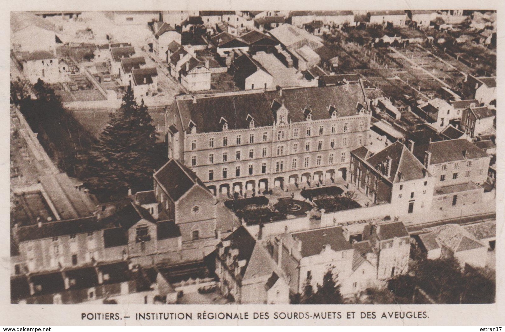 86 POITIERS INSTITUTION REGIONALE DES SOURDS-MUETS ET DES SOURDS-AVEUGLES - Poitiers