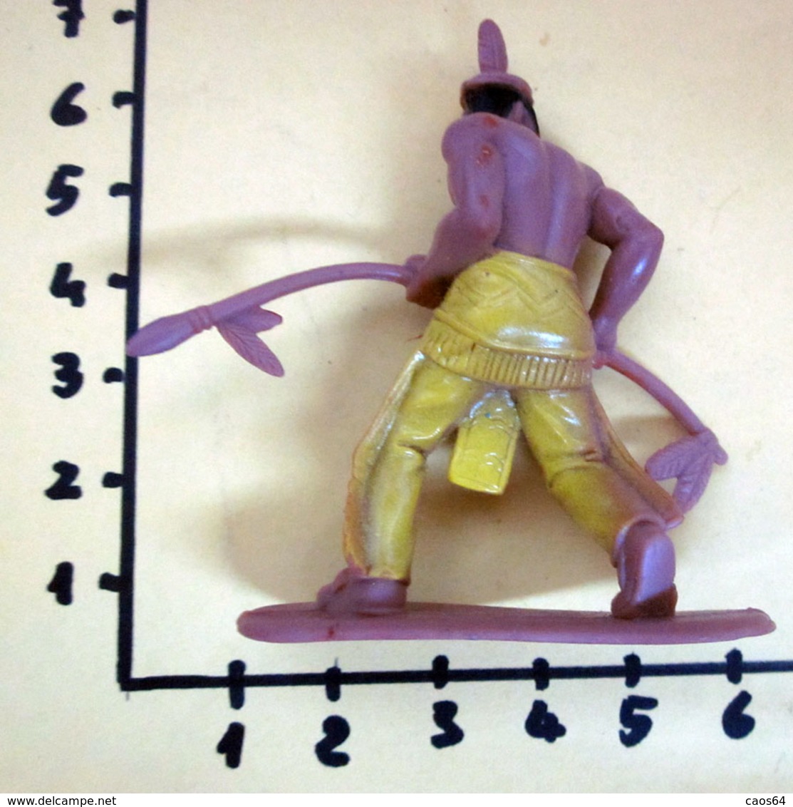 INDIANO WEST SOLDATINO PLASTICA MORBIDA - Figurines