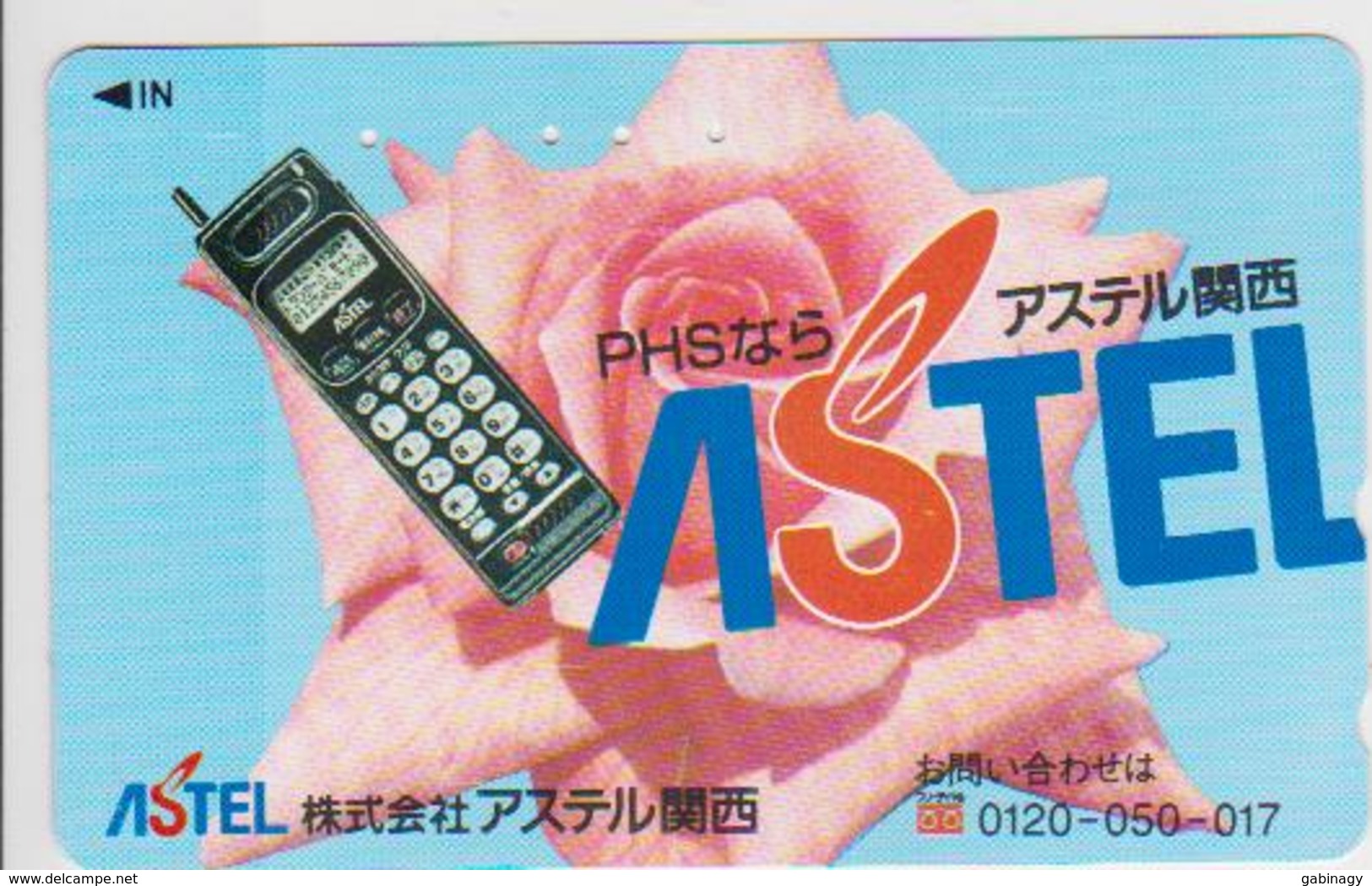 TELEPHONE - JAPAN - H066 - ASTEL - ROSE - Telefoni