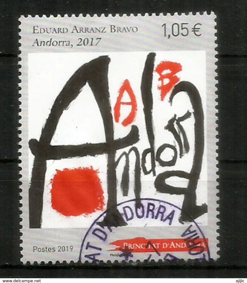 Catalan Artist Eduard Arranz-Bravo, Pintor Català. Nouveau Timbre 2019, Oblitéré, 1 ère Qualité - Used Stamps