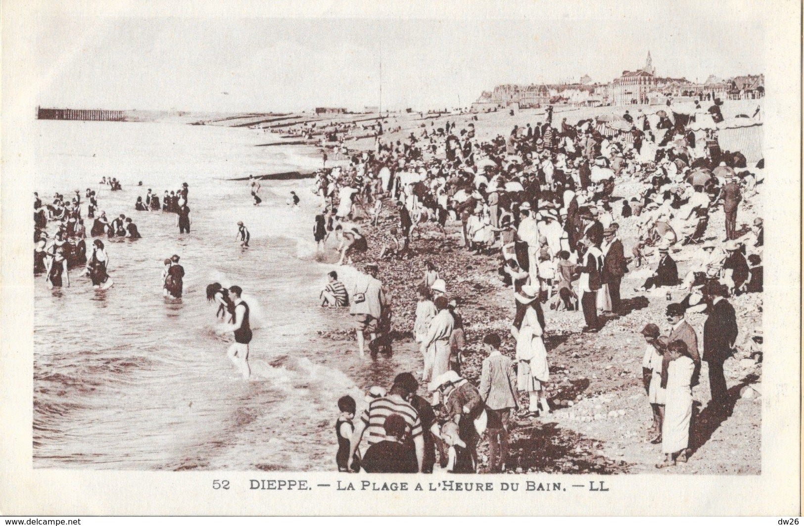 Dieppe (Seine-Maritime) - La Page à L'heure Du Bain - Carte LL N° 52 Non Circulée - Dieppe