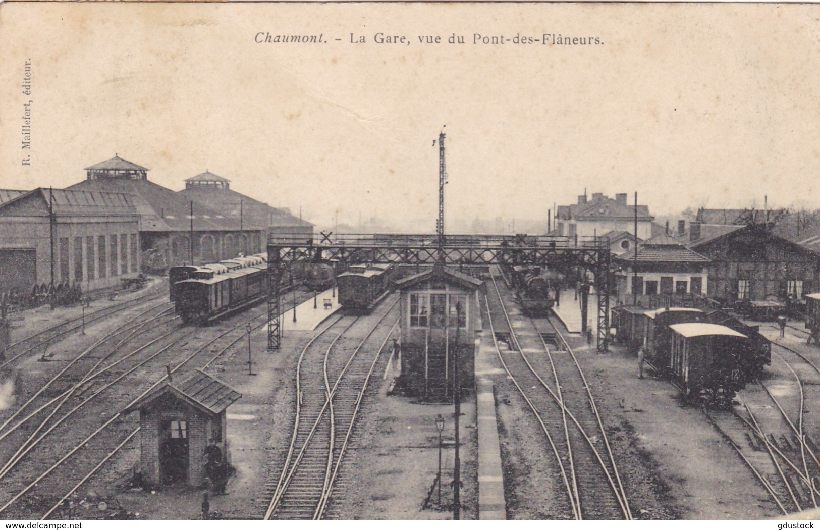 Haute-Marne - Chaumont - La Gare, Vue Du Pont-des-Flaneurs - Chaumont