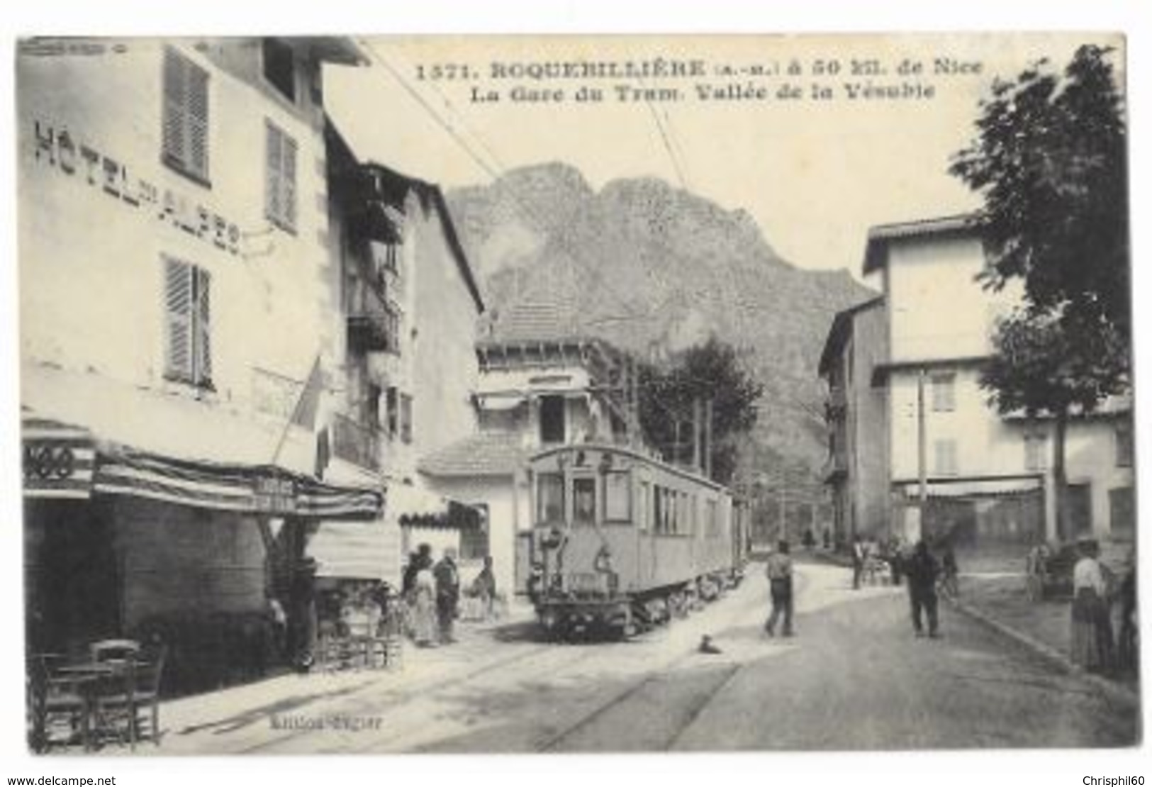 Roquebillière - La Gare De Tram - Vallée De La Vésubie - - Roquebilliere
