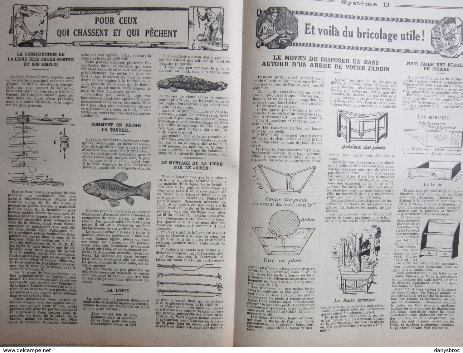 FAITES VOS MALLES Etc " Revue SYSTEME D " Journal Hebdomadaire Illustré N°57 Du 19/07/1925 - Bricolage / Technique