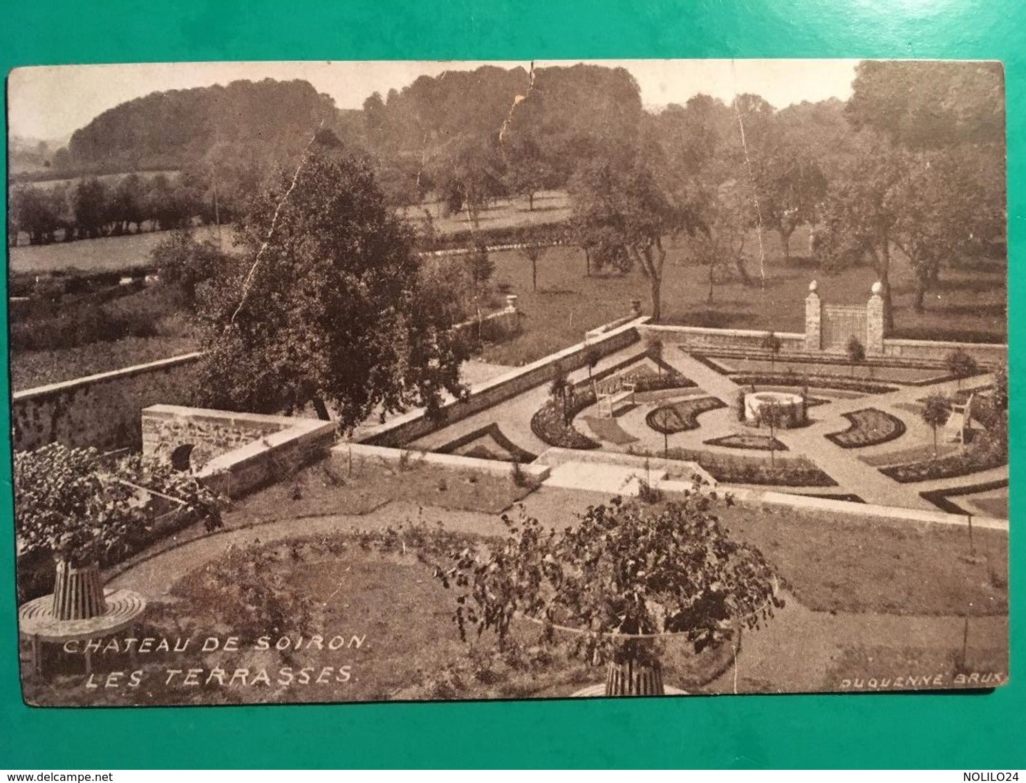 CPA, SOIRON, Château De Soiron, Les Terrasses, éditions Duquenne, écrite 1926? - Pepinster