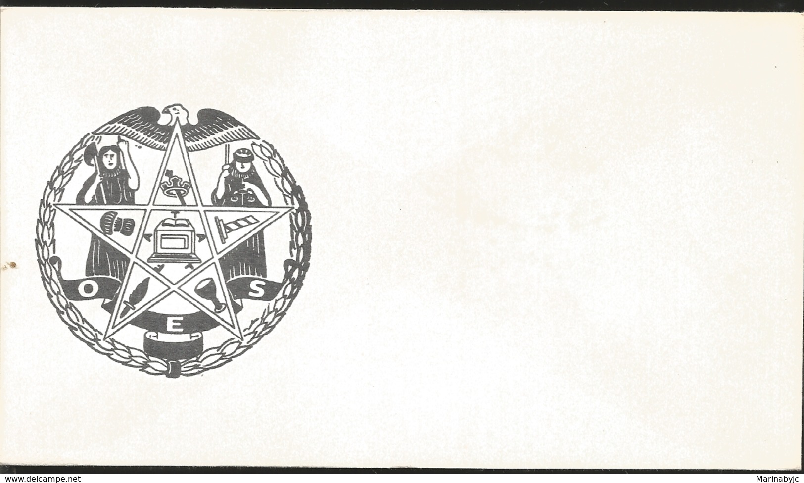 J) 1900 FRANCE, STAR, EALGE, MASONIC SYMBOL, BLACK, MASONIC GRAND LODGE, FDC - Other & Unclassified