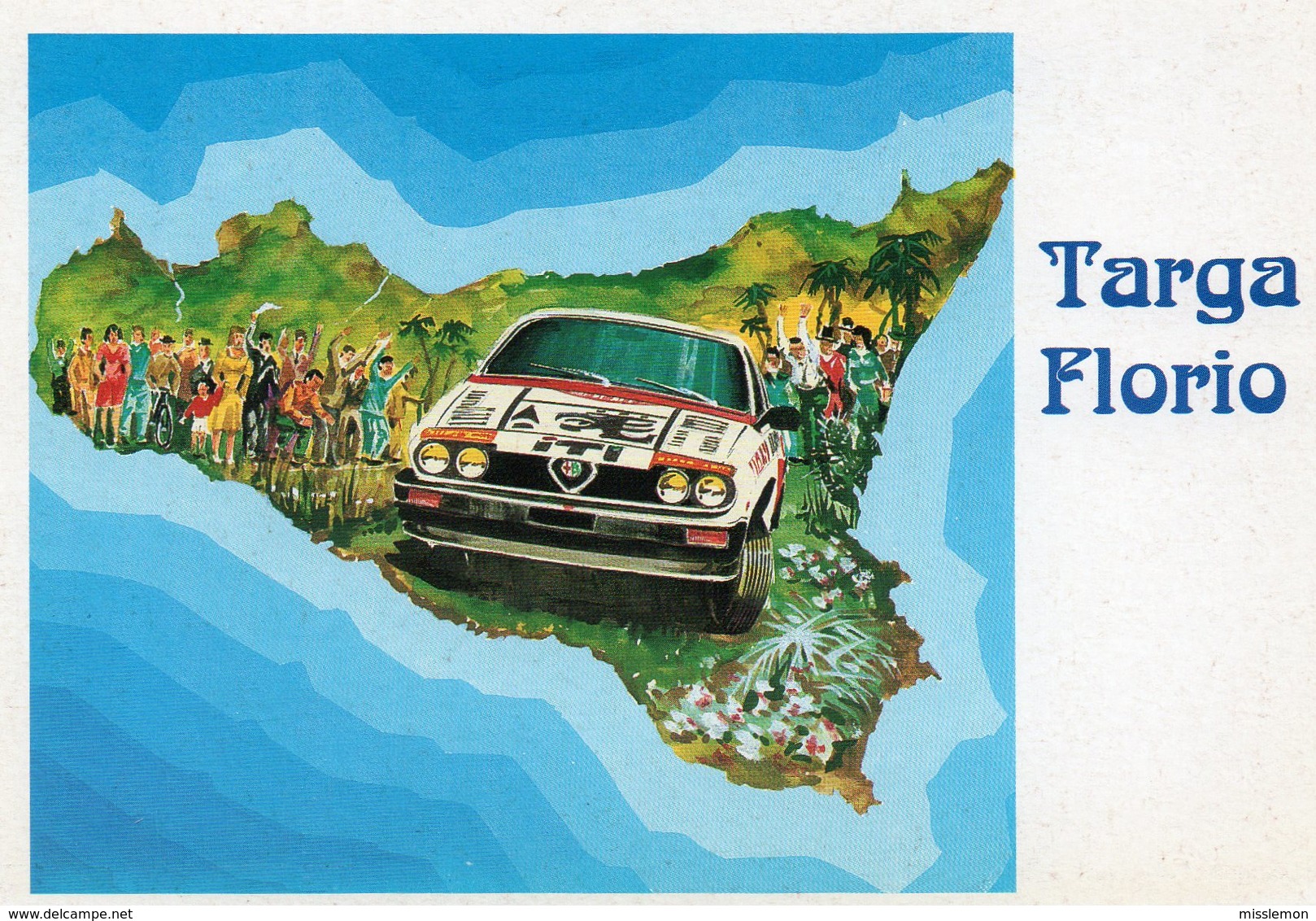 CARTOLINE MANIFESTAZIONE STORICA TARGA FLORIO RALLY DELLE MADONIE - Rally