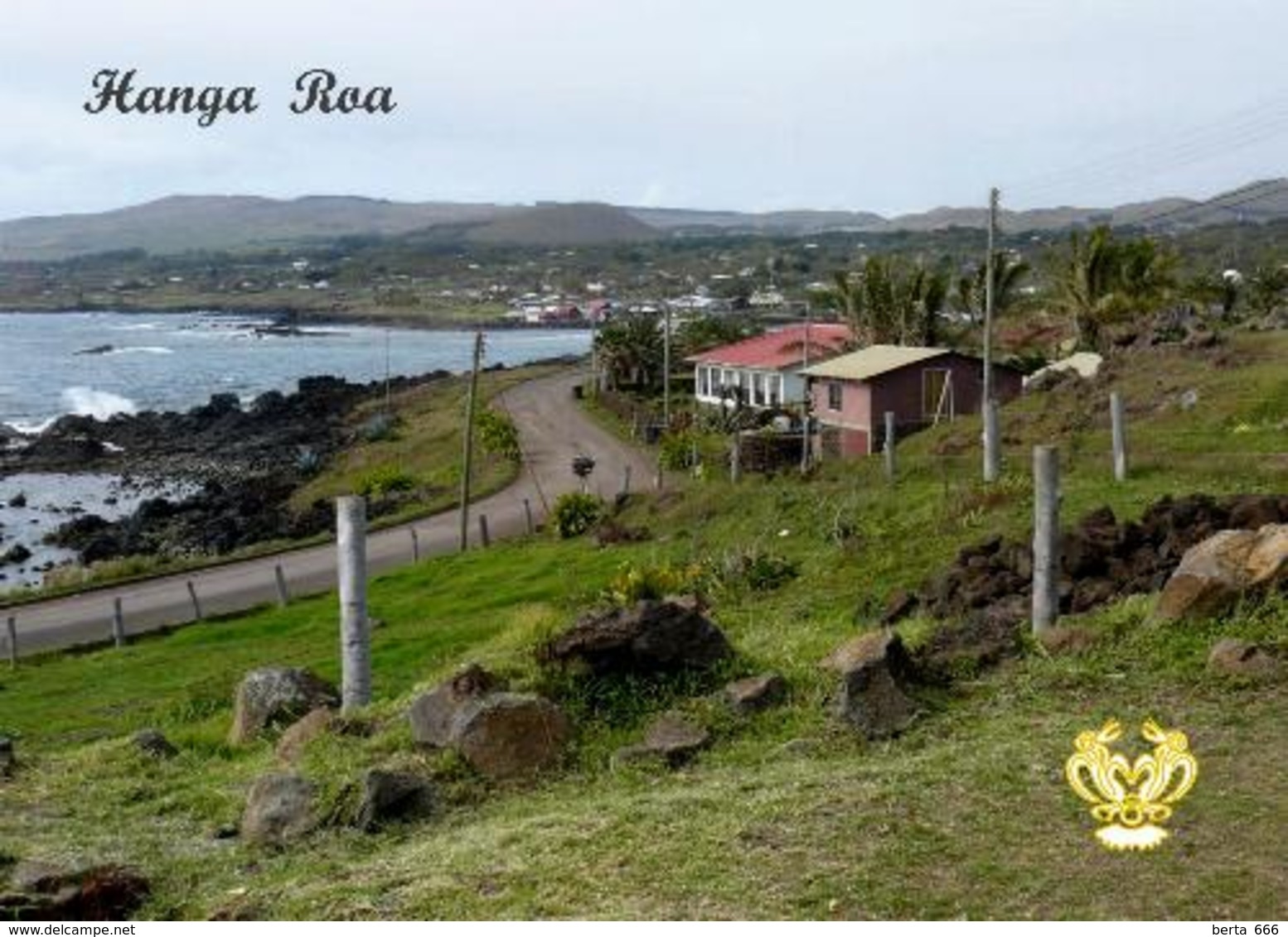 Easter Island Hanga Roa Rapa Nui UNESCO New Postcard Osterinsel AK - Rapa Nui