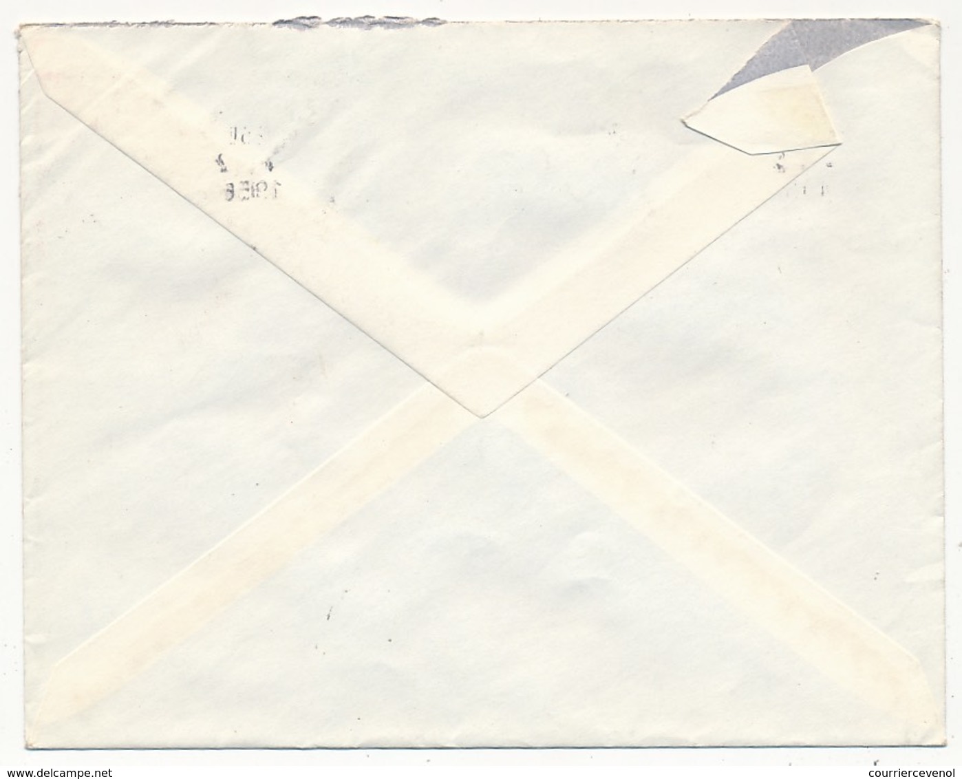 Enveloppe Affr. Composé (Gérard De Nerval, Blason D'Aunis) OMEC Lyon Gare 1956 - Lettres & Documents