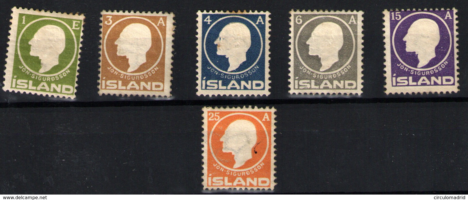 Islandia Nº 62/7 - Neufs