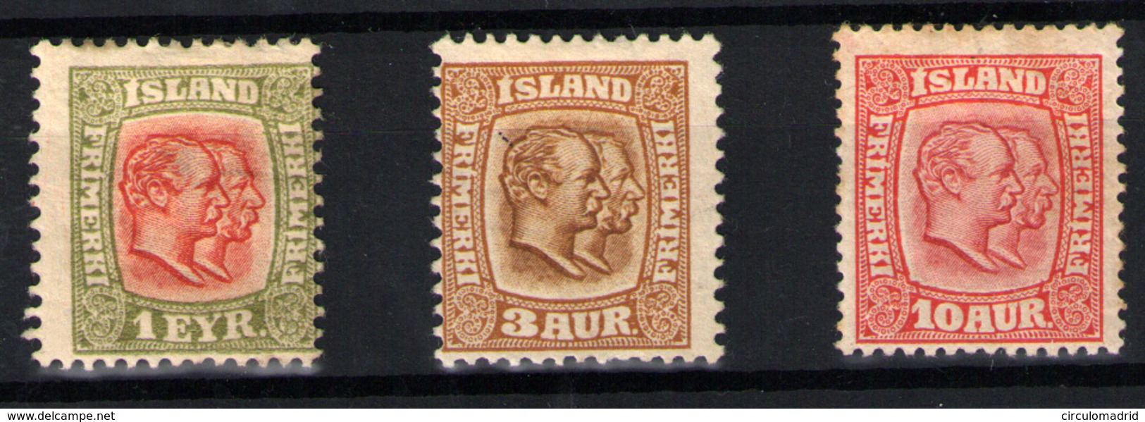 Islandia Nº 47/8, 52 - Unused Stamps