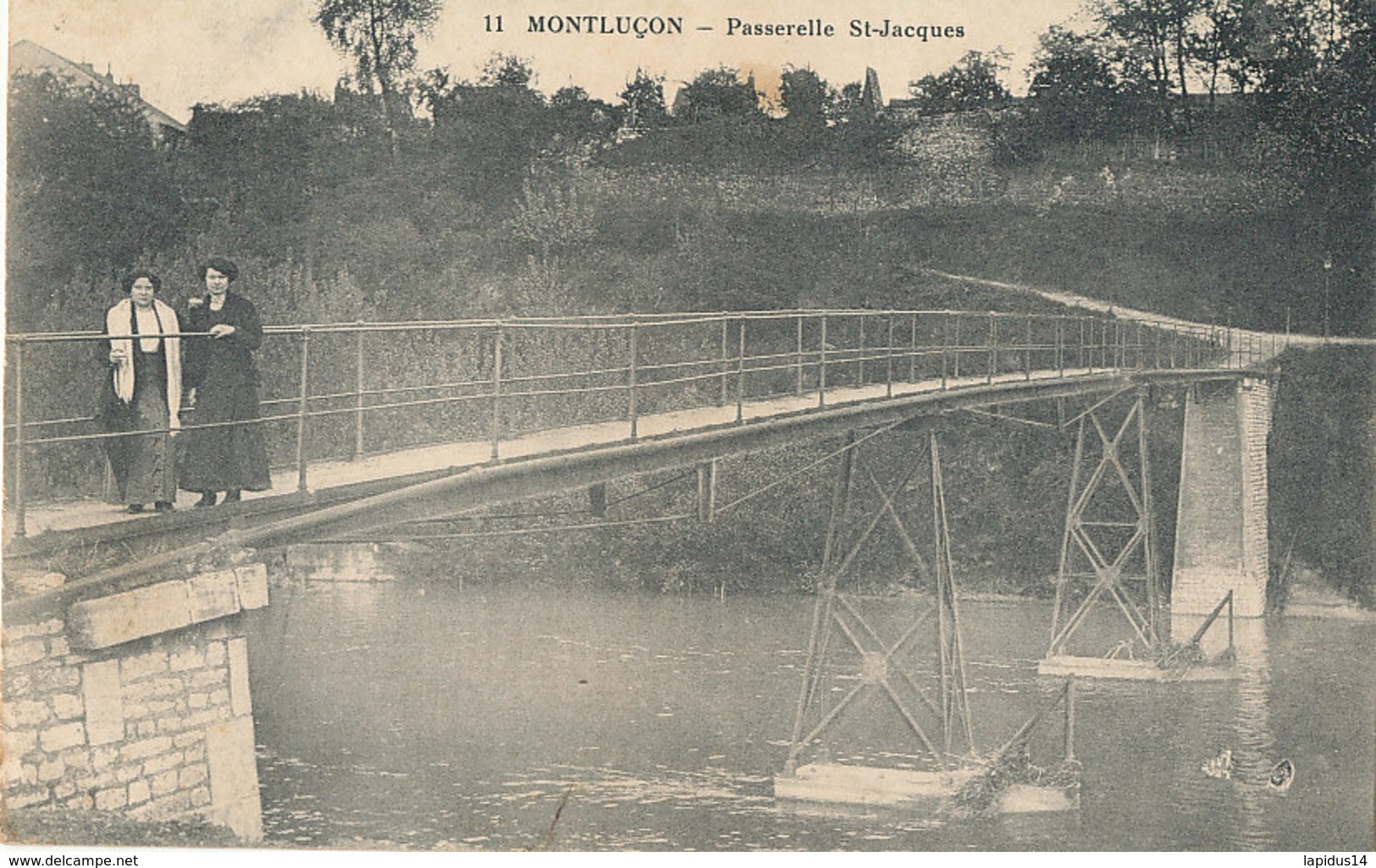 AN 457 / C P A  MONTLUCON     (03)    PASSERELLE ST JACQUES - Montlucon