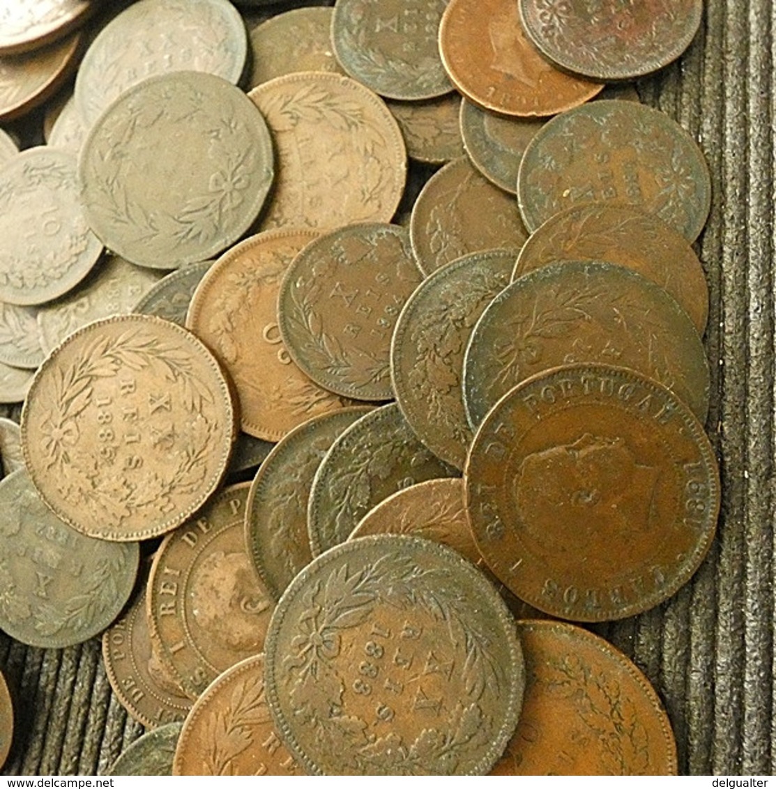 Lot 103 Coins Portuguese 10 And 20 Reis D. Luiz And D. Carlos - Vrac - Monnaies