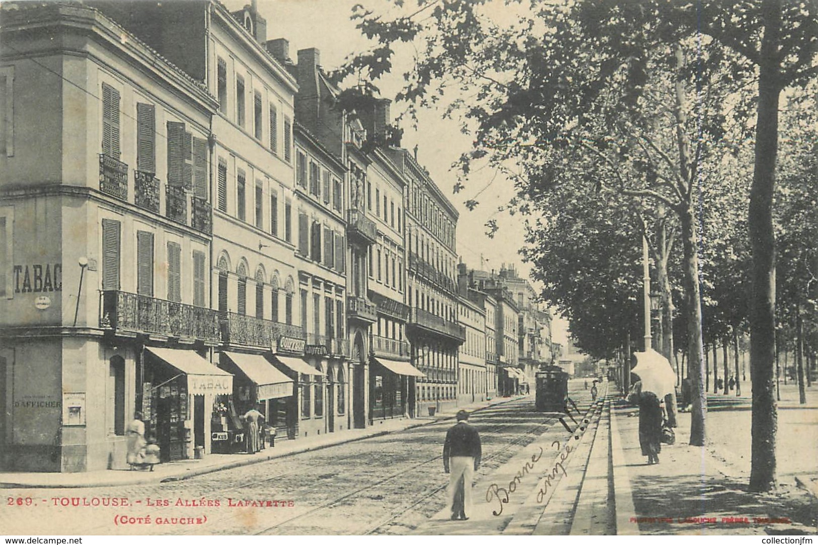 / CPA FRANCE 31 "Toulouse, Les Allées Lafayette" / Ed. LABOUCHE - Toulouse