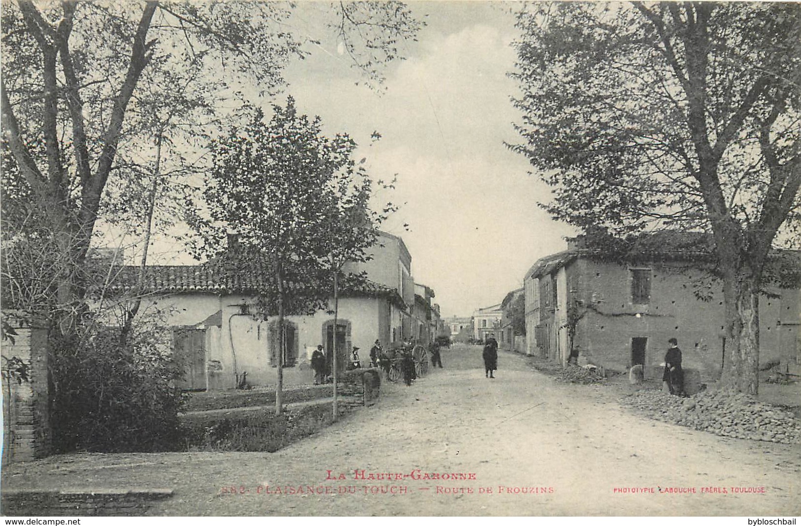 CPA 31 Haute Garonne PLAISANCE DU TOUCH ROUTE DE FROUZINS Non Circulée - Andere & Zonder Classificatie