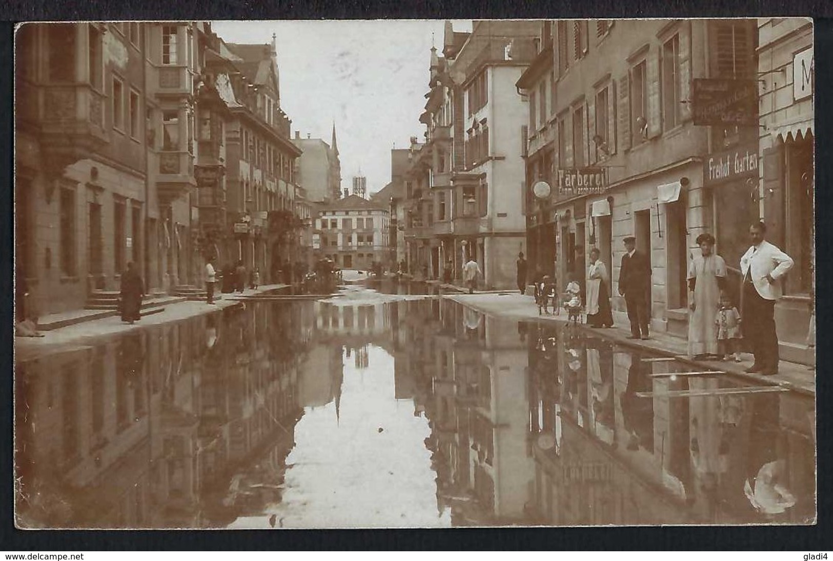 Rorschach - Hochwasser - Hauptstrasse - Belebt – Animée - 1910 - Rorschach