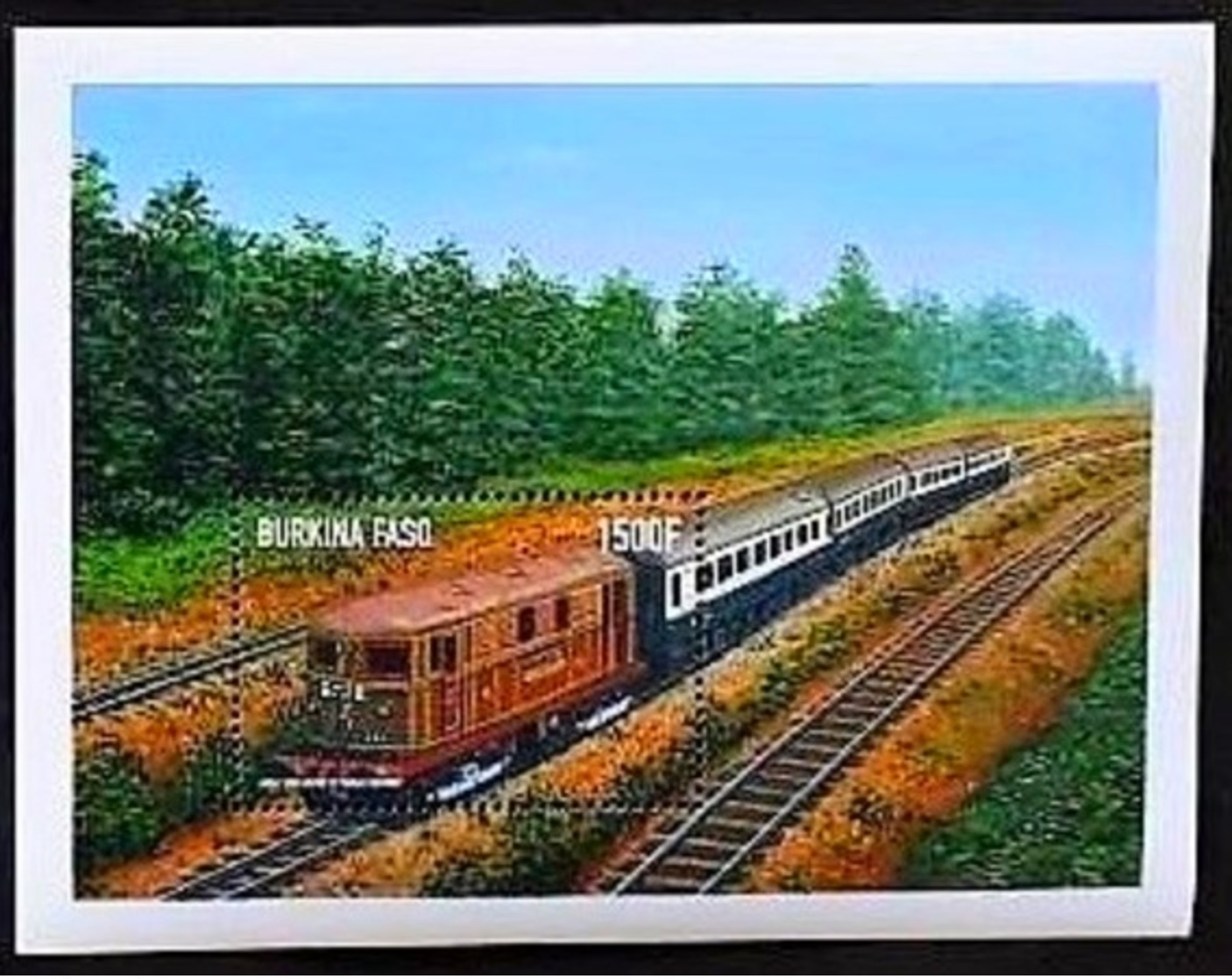 Burkina Faso 1998**Mi. Bl.184Trains ,MNH [3;55] - Eisenbahnen